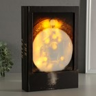 Шкатулка - книга световая «Поезд в туннеле», дерево, искусственная кожа, 28×19×6 см - Фото 1