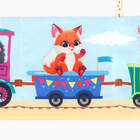 Бортик на кроватку «Паровозик» 14×70 см, Крошка Я - Фото 6