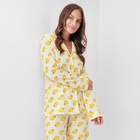 Пижама женская (рубашка и брюки) KAFTAN Duck р-р 52-54 - фото 808137455