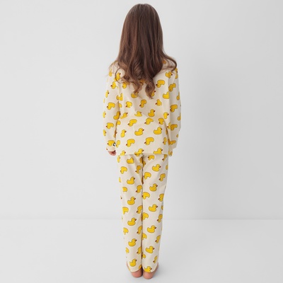 Пижама детская (рубашка и брюки) KAFTAN Duck, р-р 30 (98-104)