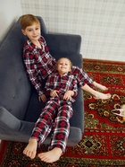 Пижама новогодняя детская: рубашка, брюки, KAFTAN: Christmas time, бело-красная, рост 86-92 см - Фото 5