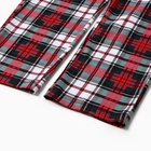 Пижама детская новогодняя (рубашка, брюки) KAFTAN Christmas time, размер 30 (98-104 см), бело-красная - фото 120360235