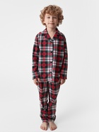 Пижама новогодняя детская: рубашка, брюки, KAFTAN: Christmas time, бело-красная, рост 110-116 см - Фото 8
