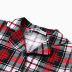 Пижама новогодняя детская: рубашка, брюки, KAFTAN: Christmas time, бело-красная, рост 134-140 см - Фото 8