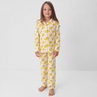 Пижама детская (рубашка и брюки) KAFTAN Duck, р-р 32 (110-116) - фото 25523049