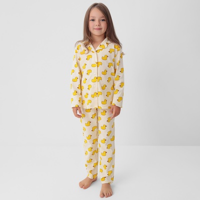 Пижама детская (рубашка и брюки) KAFTAN Duck, р-р 32 (110-116)