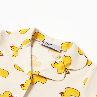 Пижама детская (рубашка и брюки) KAFTAN Duck, р-р 32 (110-116)