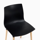 Стул для кухни Клик Мебель «Бест», цвет чёрный/дерево 10646423