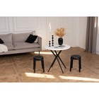 Табурет для кухни Клик Мебель «Вихрь», черный - фото 33987995