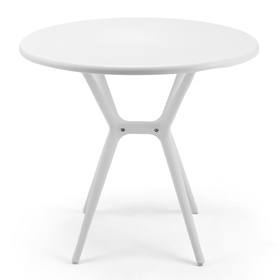 Стол обеденный круглый «Клик Мебель. Тео T1», 750×800×800 мм, цвет белый