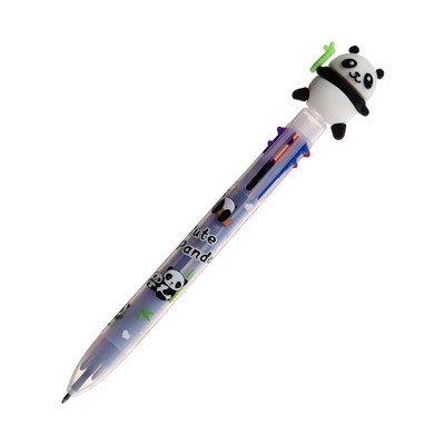 Ручка шариковая автоматическая «Панда», 6 цветов