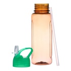 Бутылка для воды спортивная, 650 мл, "Бараолт", с поильником, 24 х 7 см, светло-коричневая - фото 25491995