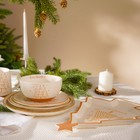 Тарелка SL Home «С Новым Годом», d=23.3 см, керамика, белая - Фото 8