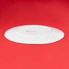 Тарелка новогодняя Доляна Sweet Treats, d=22.5 см, керамика, цвет белый - Фото 3