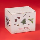 Новогодняя кружка Доляна Sweet Treats, 360 мл, 12.8×9.5×9 см, керамика, белая - Фото 4