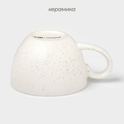 Кружка новогодняя Доляна Snow cones, 370 мл, 14.5×10.8×7.2 см, керамика, белая - Фото 3