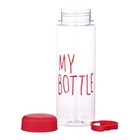 Бутылка для воды My bottle, 500 мл, 19.5×6 см, чехол в комплекте, красная - Фото 4