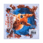 Новогодние салфетки бумажные «Белочка» 3 слоя, 33×33 см, 20 шт. - Фото 4