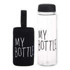 Бутылка для воды My bottle, 500 мл, 19.5×6 см, чехол в комплекте, черная - Фото 2