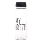 Бутылка для воды My bottle, 500 мл, 19.5×6 см, чехол в комплекте, черная - Фото 3