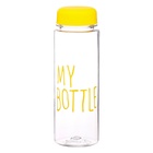 Бутылка для воды My bottle, 500 мл, 19.5×6 см, чехол в комплекте, желтая - Фото 3
