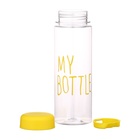 Бутылка для воды My bottle, 500 мл, 19.5×6 см, чехол в комплекте, желтая - Фото 4