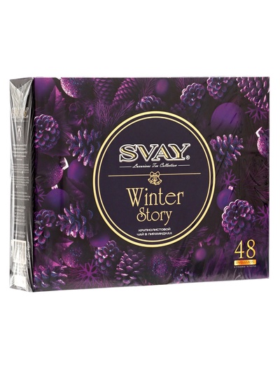 Чайная коллекция Svay. Winter story, 48 пирамидок