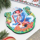 Магнит на холодильник «Подкова. Змея. Здоровья», зелёный - Фото 2