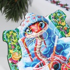 Магнит на холодильник «Подкова. Змея. Здоровья», зелёный - Фото 4