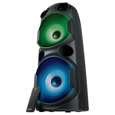 Колонка портативная Sven АС PS-750, 80 Вт, 1.0 BT/3.5Jack, 10 м, 4400 mAh, чёрная