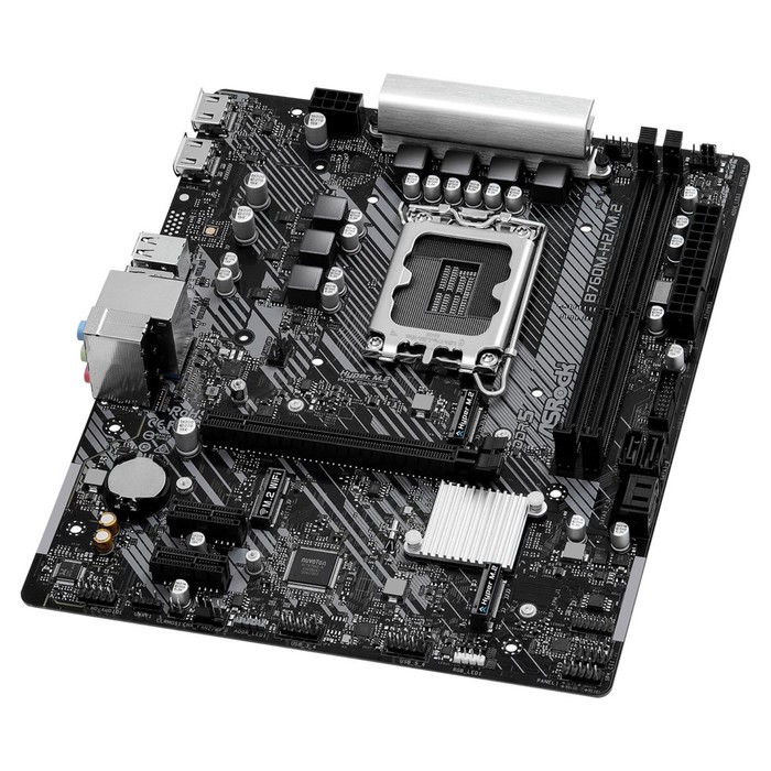 Материнская плата Asrock B760M-H2/M.2 Soc-1700 Intel B760 2xDDR5 mATX AC`97 8ch(7.1) 2.5Gg   1077453 - фото 51664104