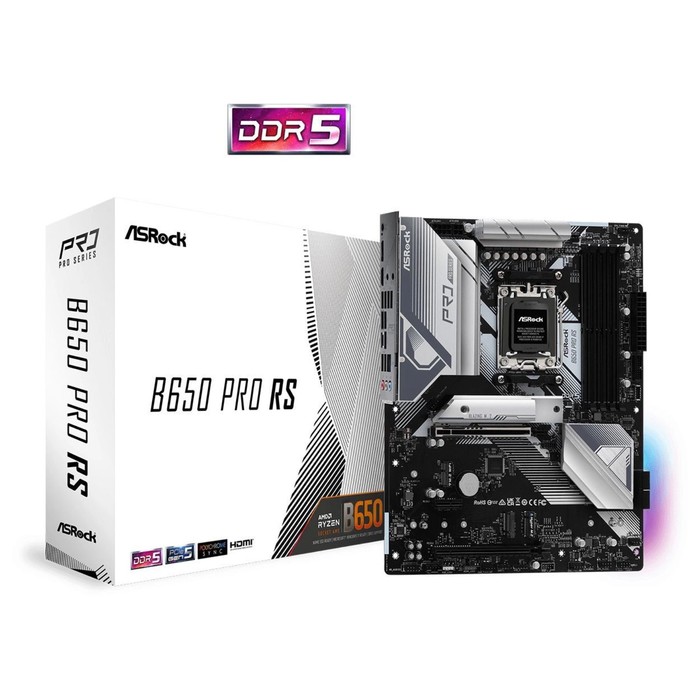 Материнская плата Asrock B650 PRO RS SocketAM5 AMD B650 4xDDR5 ATX AC`97 8ch(7.1) 2.5Gg RAI   107745 - фото 51656483