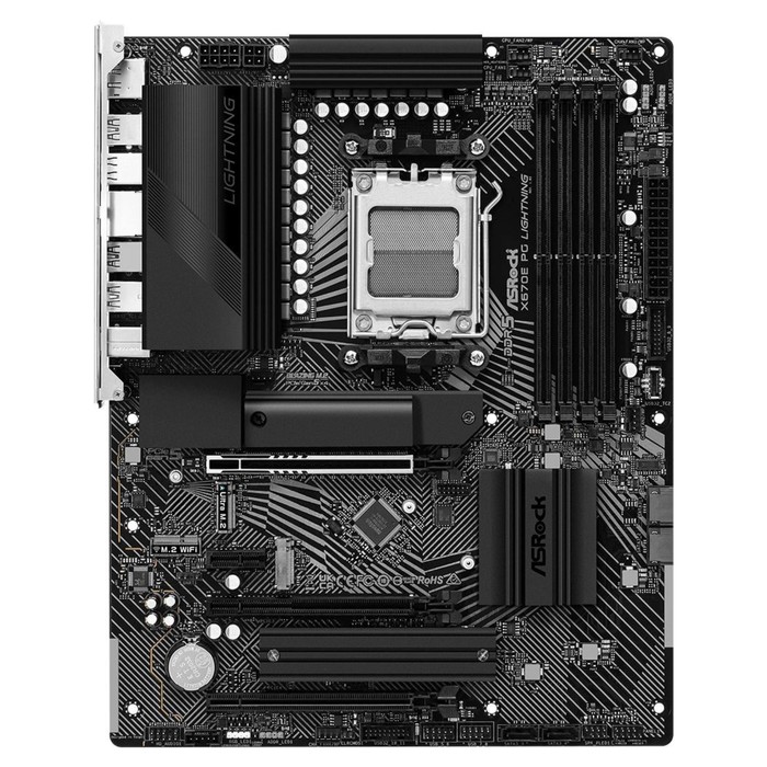 Материнская плата Asrock X670E PG LIGHTNING SocketAM5 AMD X670 4xDDR5 ATX AC`97 8ch(7.1) 2.   107745 - фото 51656485