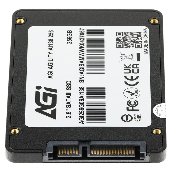 Накопитель SSD AGi SATA-III 256GB AGI256G06AI138 AI138 2.5" - фото 51656505