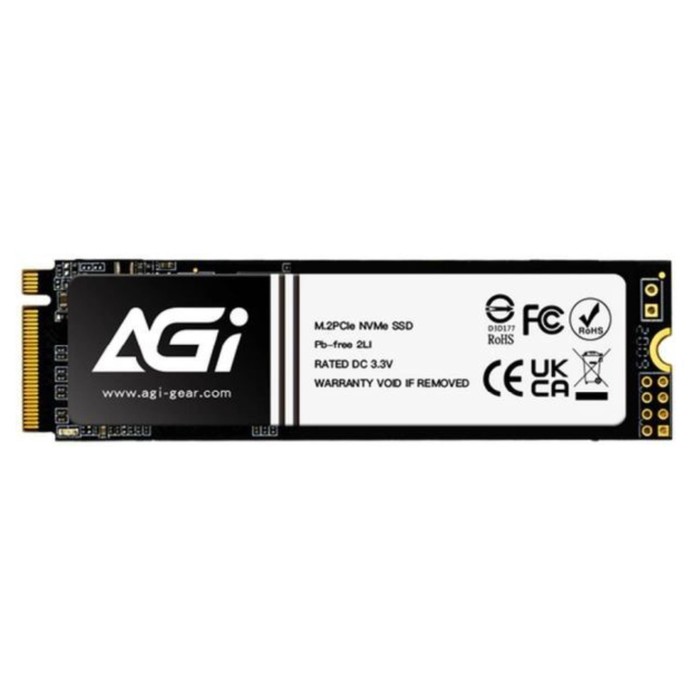 Накопитель SSD AGi PCIe 4.0 x4 1TB AGI1T0G44AI828 AI828 M.2 2280 - Фото 1