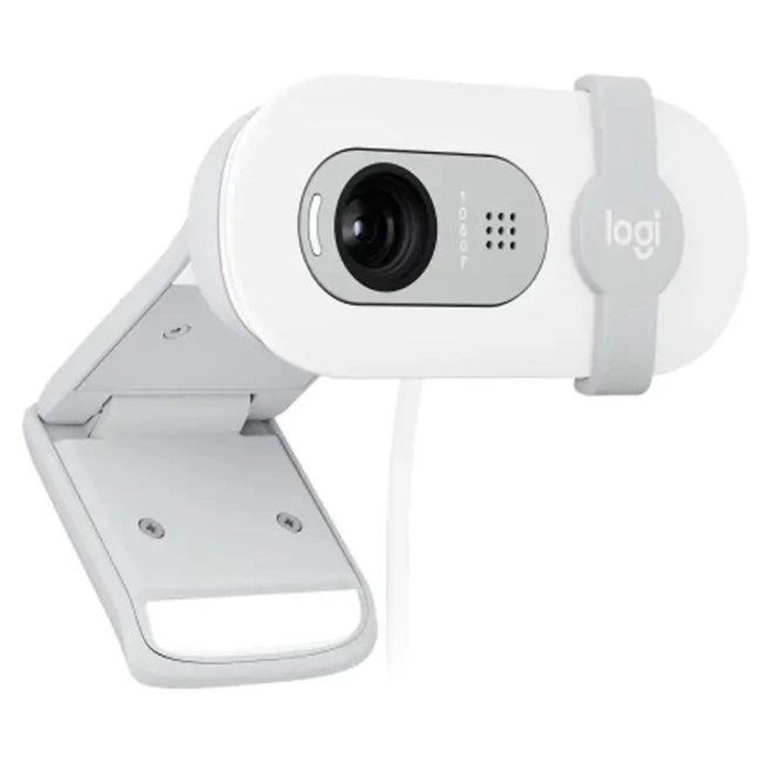 Камера Web Logitech HD Webcam Brio 100 Full белый 2Mpix (1920x1080) USB Type-C с микрофоном   107748 - фото 51657471