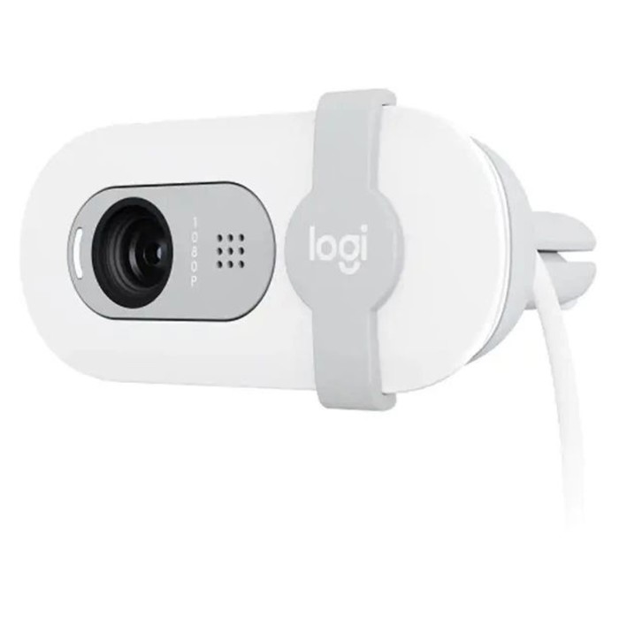 Камера Web Logitech HD Webcam Brio 100 Full белый 2Mpix (1920x1080) USB Type-C с микрофоном   107748 - фото 51657472