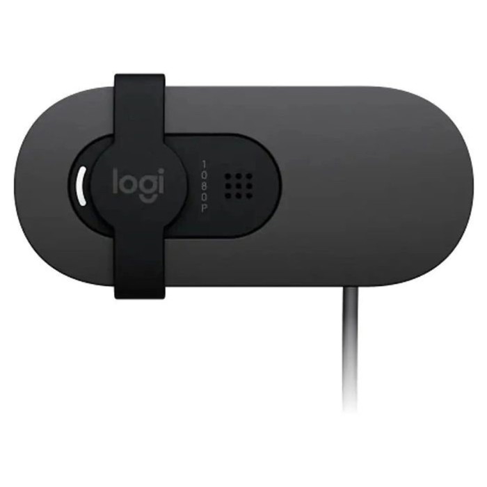 Камера Web Logitech HD Webcam Brio 100 Full графитовый 2Mpix (1920x1080) USB Type-C с микро   107748 - фото 51657478