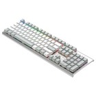 Клавиатура A4Tech Fstyler FS100 Neon механическая серый/белый USB for gamer LED (FS100) - Фото 6