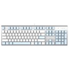 Клавиатура A4Tech Fstyler FS100 Neon механическая синий/белый USB for gamer LED (FS100) - Фото 2