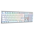 Клавиатура A4Tech Fstyler FS100 Neon механическая синий/белый USB for gamer LED (FS100) - Фото 3