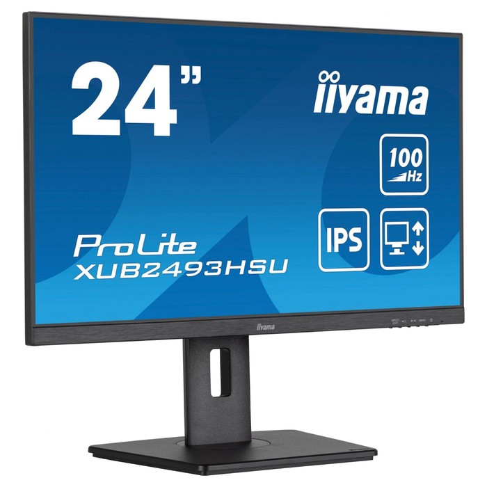 Монитор Iiyama 23.8" ProLite XUB2493HSU-B6 черный IPS LED 1ms 16:9 HDMI M/M матовая HAS Piv   107748 - фото 51657684