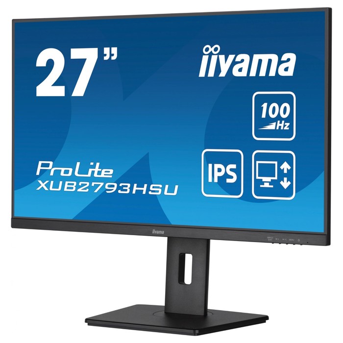 Монитор Iiyama 27" ProLite XUB2793HSU-B6 черный IPS LED 1ms 16:9 HDMI M/M матовая HAS Piv 2   107748 - фото 51657722