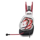 Наушники A4Tech Bloody G575 Naraka, игровые, полноразмерные, микрофон, RGB, USB, 2 м, белый/красный - Фото 2