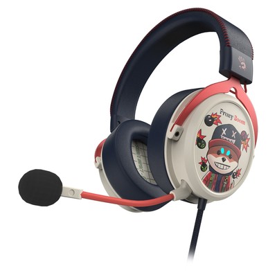 Наушники с микрофоном A4Tech Bloody M595 Proxy Boom оголовье, USB, 2.3 м, мониторные, 2.3 м, с рисунком
