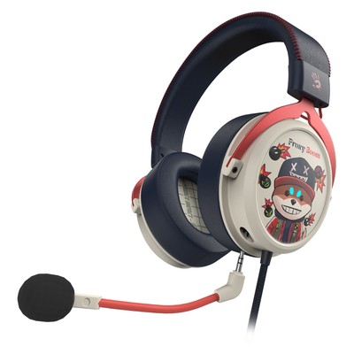 Наушники с микрофоном A4Tech Bloody M595 Proxy Boom оголовье, USB, 2.3 м, мониторные, 2.3 м, с рисунком