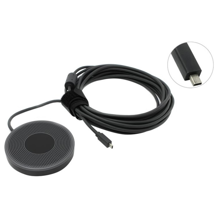 Микрофон проводной Logitech MeetUp 6м черный - фото 51816497
