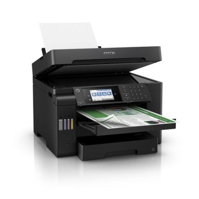 МФУ струйный Epson L15150 (C11CH72404/505/506/403) A3+ Duplex Net Wi-Fi, чёрный