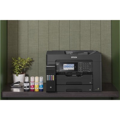МФУ струйный Epson L15150 (C11CH72404/505/506/403) A3+ Duplex Net Wi-Fi, чёрный