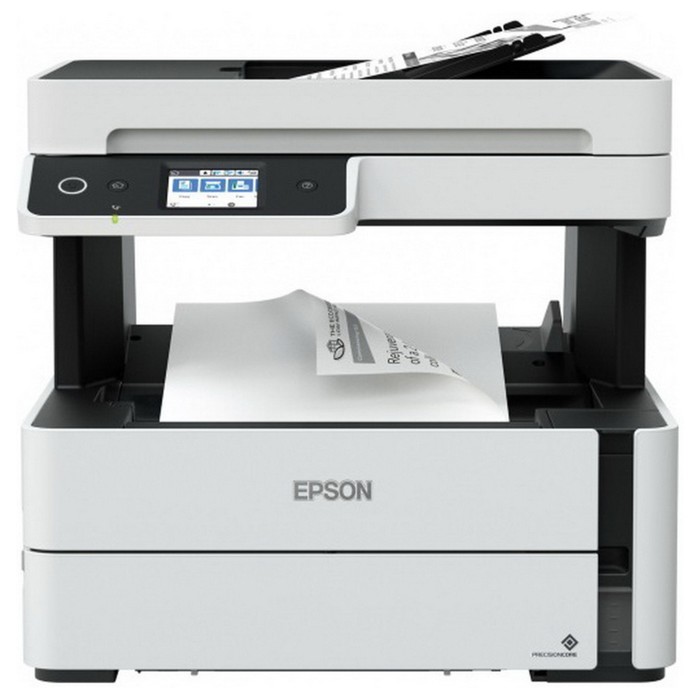 МФУ струйный Epson M3170 (C11CG92501/C11CG92508) A4 Duplex WiFi белый - фото 51657929